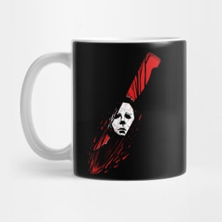 Hell-O-Ween Myers knife Mug